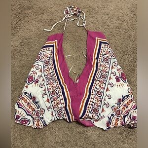 Forever 21 Open Back Halter Top